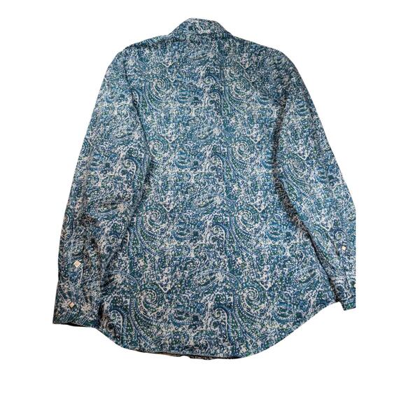 Panhandle Western Shirt Paisley Mens Sz XL Pearl Snap Button Rodeo Cowboy Rider - Picture 3 of 6